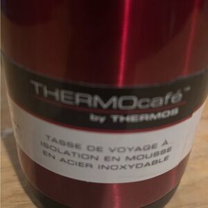 Thermos Red Travel Mug